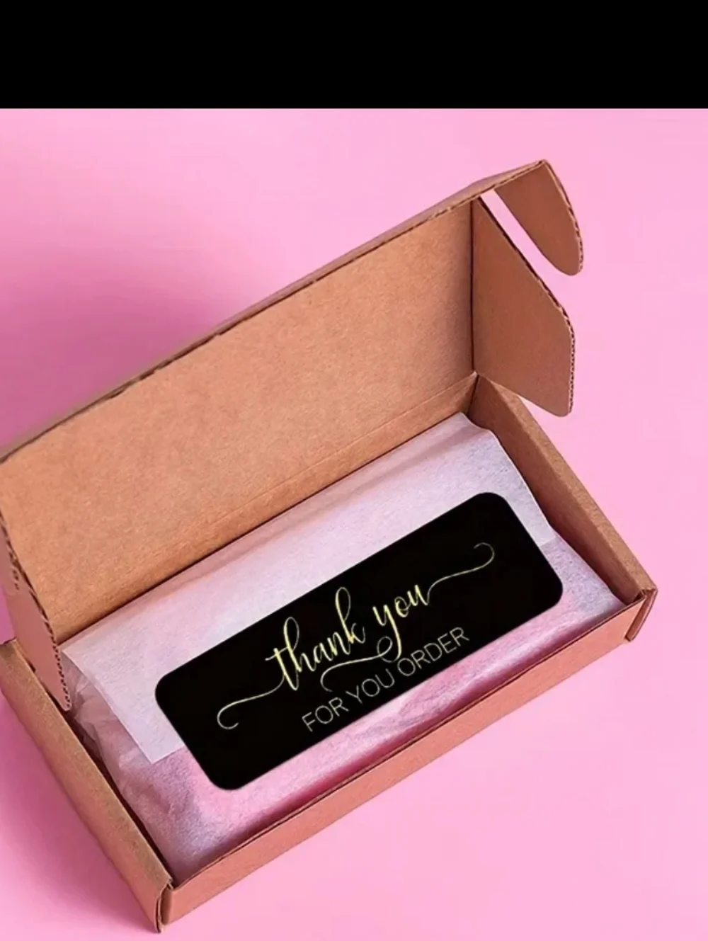 500ct. Roll of 'Thank You For Your Order' Bonus 3 Random Polymailers